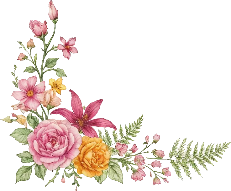Bottom Left Floral